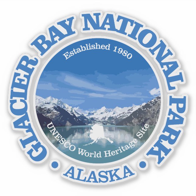 Sticker Glacier Bay NP2 (Devant)