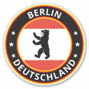 Sticker Global Traveler - Berlin, Deutschland (Modifier)