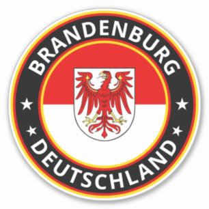 Sticker Global Traveler - Brandenburg, Deutschland (Modifi