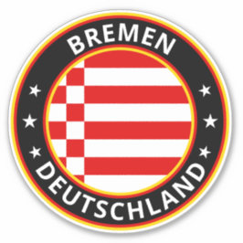 Sticker Global Traveler - Bremen, Deutschland (Modifier) B