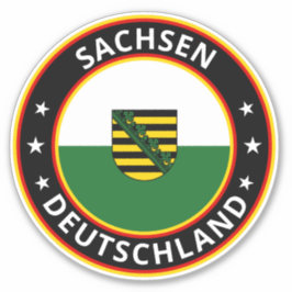 Sticker Global Traveler - Sachsen, Deutschland (Modifier)