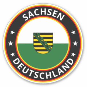 Sticker Global Traveler - Sachsen, Deutschland (Modifier)