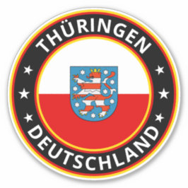 Sticker Global Traveler - Thüringen, Deutschland (Modifier
