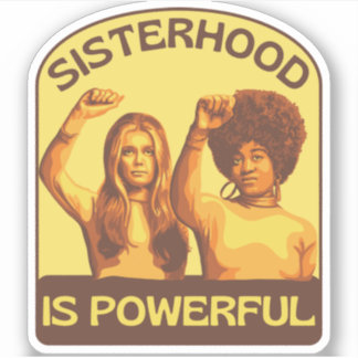 Sticker Gloria Steinem et Angela Davis Portrait