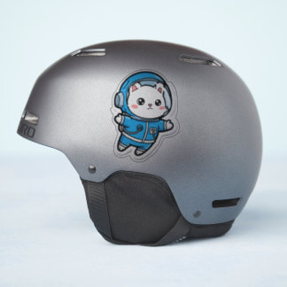 Sticker Glossy Transparent -Cute Astronaut Cat 4x4