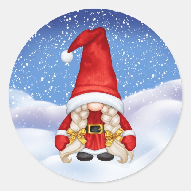 Sticker Gnome de Noël (Devant)