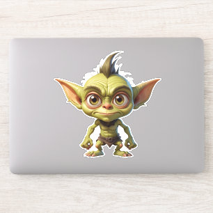 Sticker Gobelette en dessin mignon aux oreilles pointées