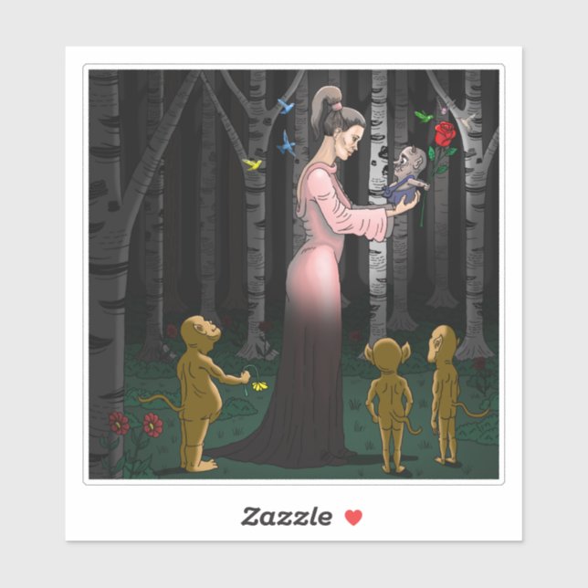 Sticker Goblin Love (Feuille)