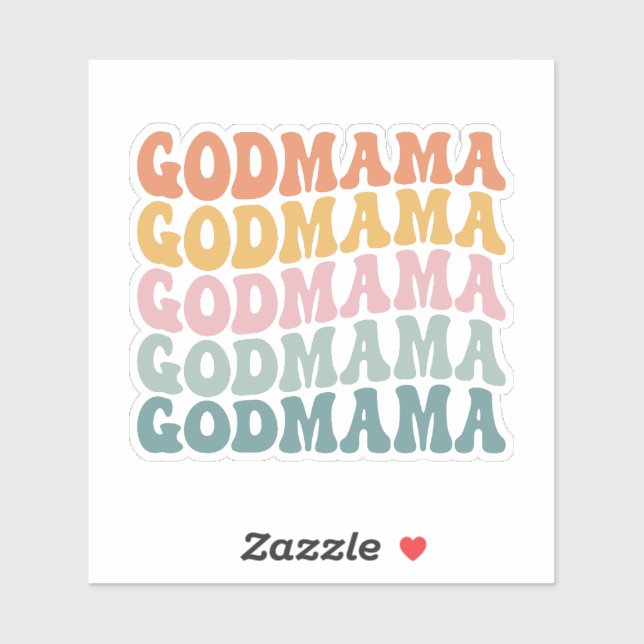 Sticker God Mama (Feuille)