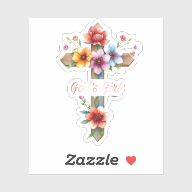 Sticker God's Girl (Feuille)