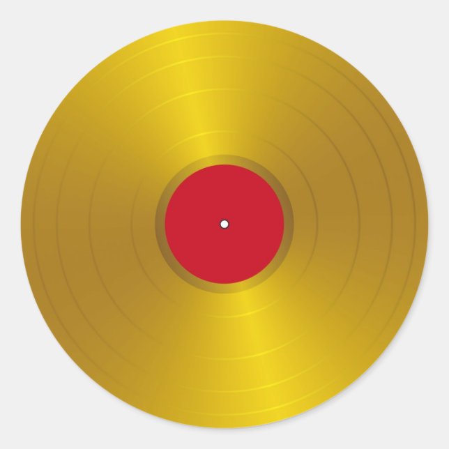 Sticker Gold Record (Devant)