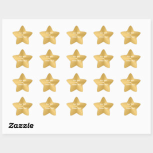 Sticker Gold Star