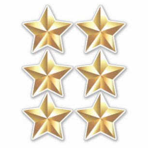 Sticker Gold Star