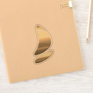 Sticker Gold Surfing