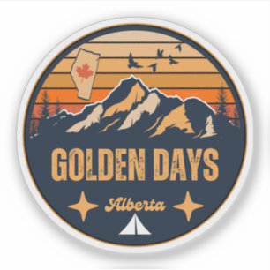 Sticker Golden Days, Alberta