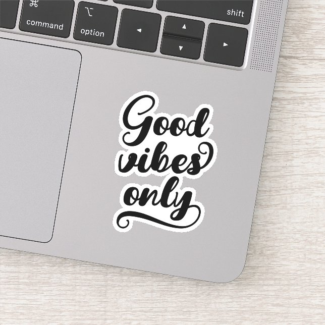 Sticker Good Vibes uniquement (Détail)