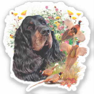 Sticker Gordon Setter Tapestry Poster Acrylic Print Tripty