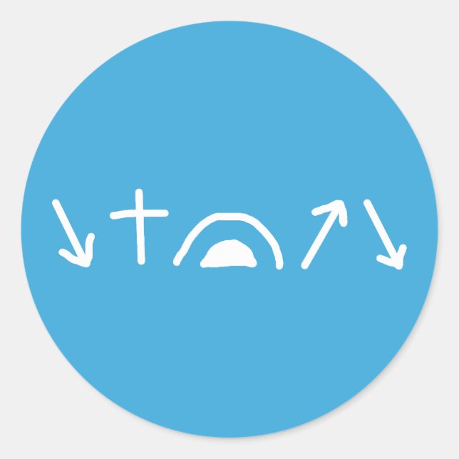 Sticker Gospel Flèches (Devant)