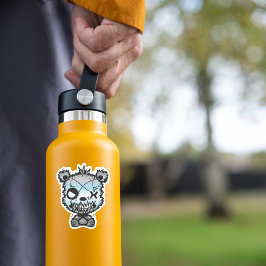 Sticker Goth Demiboy Fierté Drapeau ours couleur