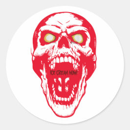Sticker Goth Skull personnalisable