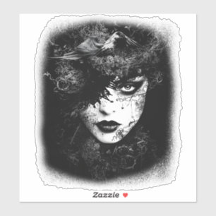 Sticker Goth Woman