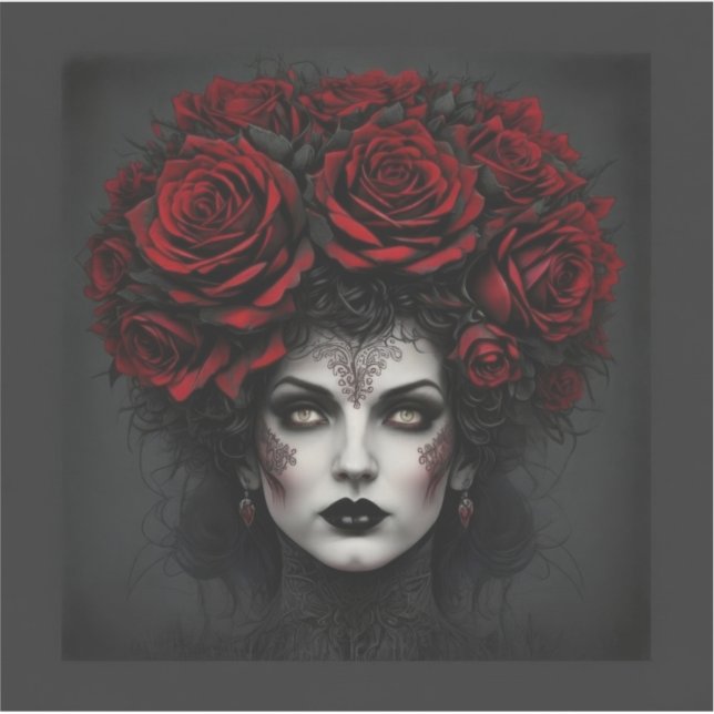 Sticker Gothic Woman (Devant)