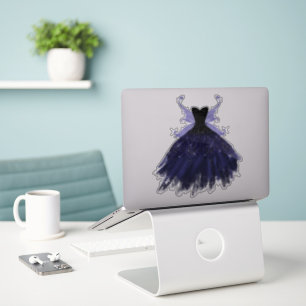Sticker Gothique Fairy Indigo Gown Fleur royale violet p