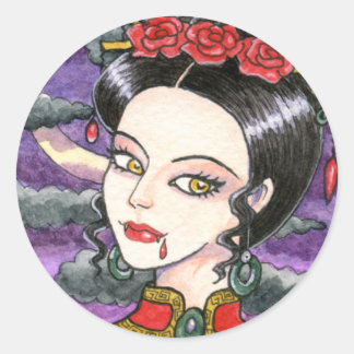 Sticker gothique Vampire par Ann Howard