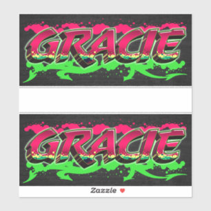 Sticker Gracie Prénom