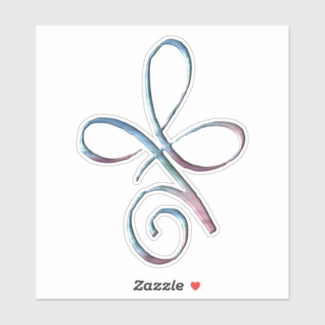 Sticker Gradient Unconditional Love (Feuille)