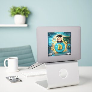 Sticker Graduation de crypto-monnaie