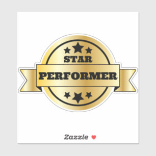 Sticker Graduation de reconnaissance des employés de Star 