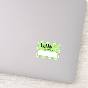 Sticker Graffiti Bonjour Mon nom