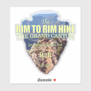 Sticker Grand Canyon Rim to Rim (flèche)