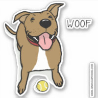Grand chien Brown mignon heureux de bande dessinée