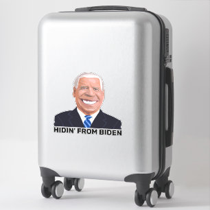 STICKER GRAND FUNNY HIDIN' DE JOE BIDEN DÉCALES