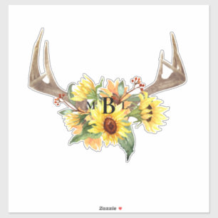 Sticker Grand Mariage Russe de tournesol S