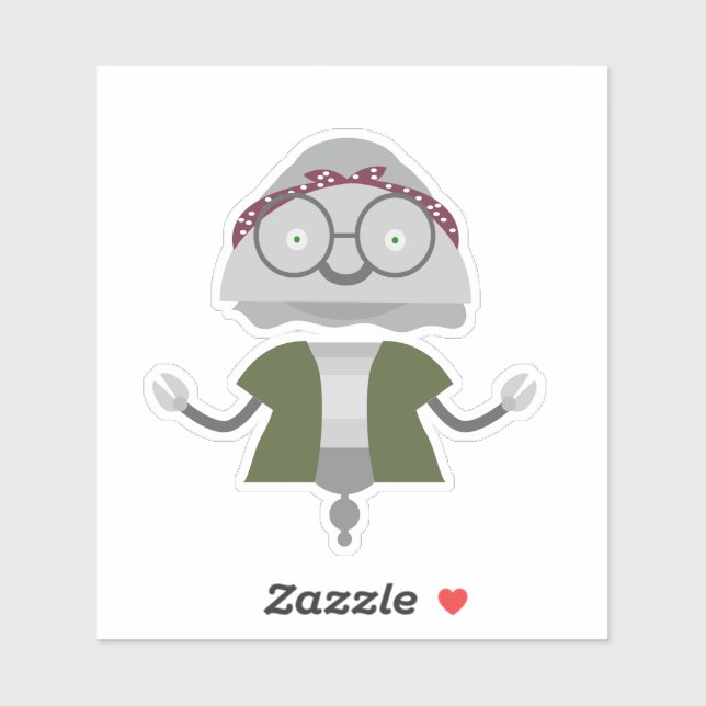 Sticker Grand-mère Mia (Feuille)