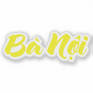 Sticker Grand-mère vietnamienne (paternelle) - Bà Noi