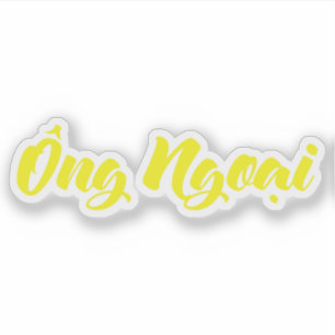 Sticker Grand-père vietnamien (maternel) - Ông Ngobao