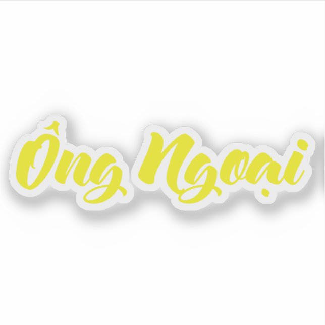 Sticker Grand-père vietnamien (maternel) - Ông Ngobao (Devant)