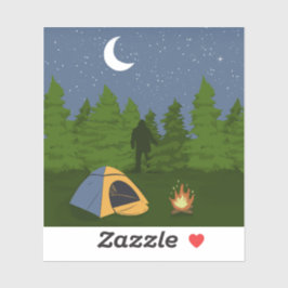 Sticker Grand Pied Camping 