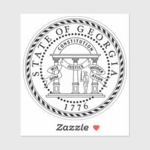 Sticker Grand Sceau de Géorgie