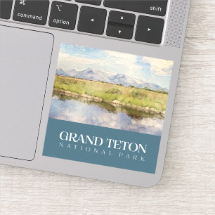 Sticker Grand Teton, Décal du parc national
