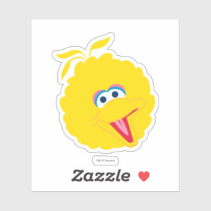 Sticker Grand visage d'oiseau