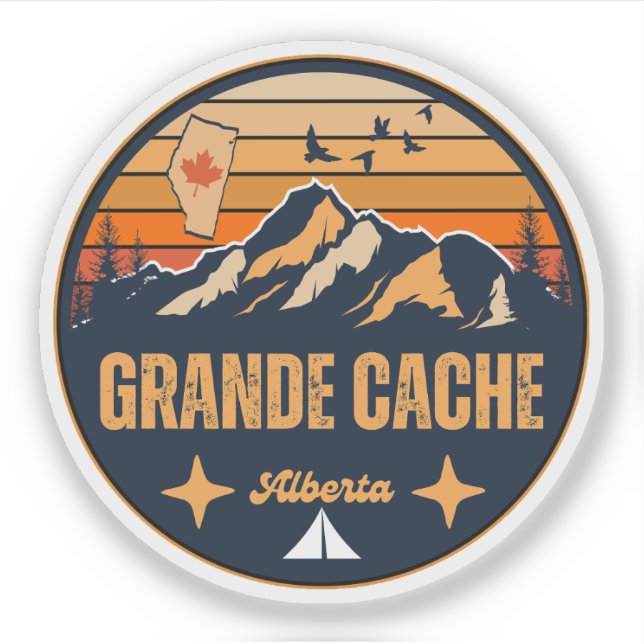Sticker Grande Cache, Alberta (Devant)
