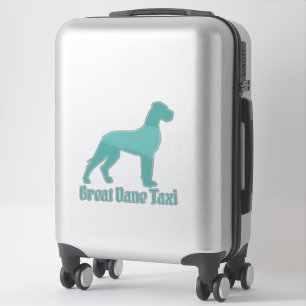 Sticker Grande silhouette Danse transparente