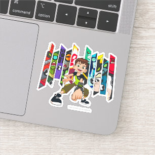 Sticker Graphique de collection d'Aliens Ben 10