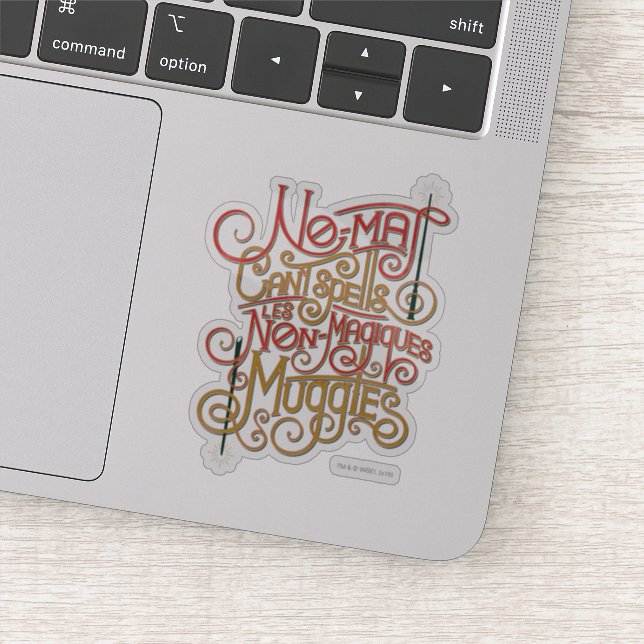 Sticker Graphique de traductions localisées MUGGLE™ (Détail)
