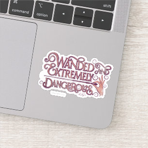 Sticker Graphique Débordé Et Extrêmement Dangereux - Ro